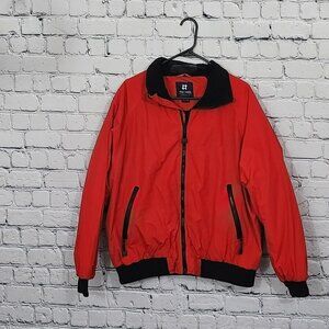 2/$20 Hartwell Red Fleece Lined Jacket Size XL Warm Outdoor Zip Coat